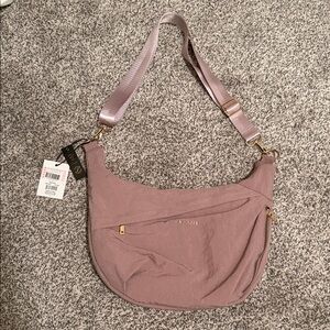 Kedzie Mauve Atlas Crossbody Bag